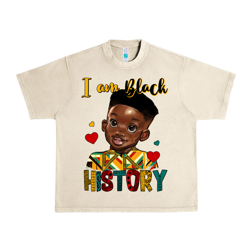 I Am Black History Black Boy Urban Heavy Tee by HRA Design Shop | Teevron