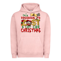 Pigment Salmon It's beginning to cost a lot like Christmas Urban Hoodie - NancyCooperArtShop