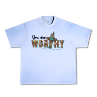 Grape Ice you are worthy cross Urban Heavy Tee - BarkalooDesign