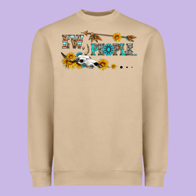 Ew People With Cross Heavyweight Sweatshirt Designed By Hra Design Shop