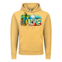 Vintage Mustard love summer teacher Vintage Hoodie - Zillion Design Studio