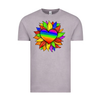 Vintage Zinc lgbtq color heart and sunflower Vintage Tee - HRA Design Shop