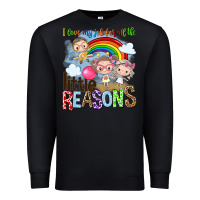 Black i love my job for all the little reasons Premium Sweatshirt - NancyCooperArtShop