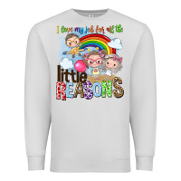 Dove Grey i love my job for all the little reasons Premium Sweatshirt - NancyCooperArtShop