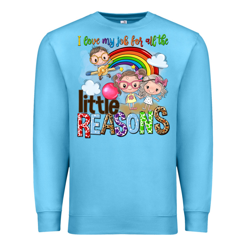 I Love My Job For All The Little Reasons Premium Sweatshirt by NancyCooperArtShop | Teevron