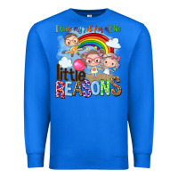 True Royal i love my job for all the little reasons Premium Sweatshirt - NancyCooperArtShop