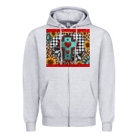 Heather Grey Christmas cross Zipper Hoodie - Jasminsmagicworld