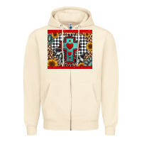Sandshell Christmas cross Zipper Hoodie - Jasminsmagicworld