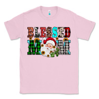 Bubblegum Pink blessed mom christmas Classic Tee - JahusDesignShop