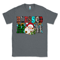 Charcoal Heather blessed mom christmas Classic Tee - JahusDesignShop