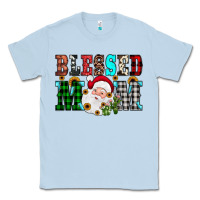 Dusty Blue blessed mom christmas Classic Tee - JahusDesignShop