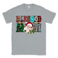 Heather Grey blessed mom christmas Classic Tee - JahusDesignShop