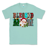 Seafoam blessed mom christmas Classic Tee - JahusDesignShop