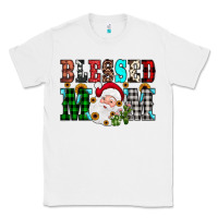White blessed mom christmas Classic Tee - JahusDesignShop
