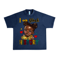 Navy i am black history Urban Heavy Tee - HRA Design Shop