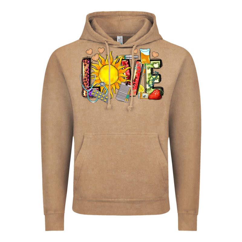 Love Summer Nurse Vintage Hoodie by Zillion Design Studio | Teevron