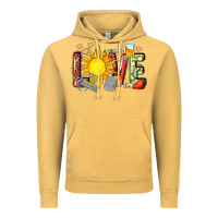 Vintage Mustard love summer nurse Vintage Hoodie - Zillion Design Studio