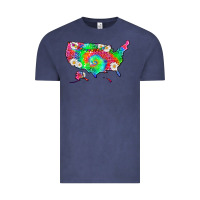 Vintage Denim lgbtq america map Vintage Tee - HRA Design Shop