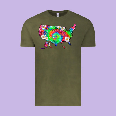 Lgbtq America Map Vintage Tee Designed By Hra Design Shop
