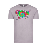 Vintage Zinc lgbtq america map Vintage Tee - HRA Design Shop