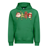 Emerald Christmas gingerbread cookies Urban Hoodie - texasbilliewilder
