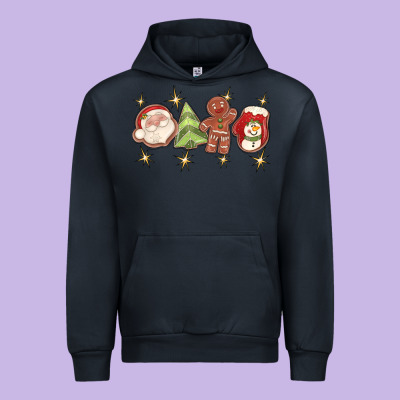 Christmas Gingerbread Cookies Urban Hoodie Designed By Texasbilliewilder