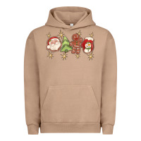 Pigment Burro Christmas gingerbread cookies Urban Hoodie - texasbilliewilder