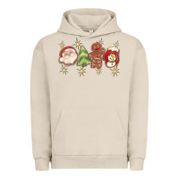 Pigment French Oak Christmas gingerbread cookies Urban Hoodie - texasbilliewilder