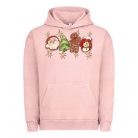 Pigment Salmon Christmas gingerbread cookies Urban Hoodie - texasbilliewilder