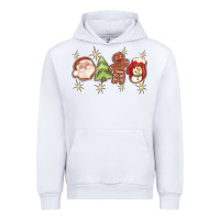 White Christmas gingerbread cookies Urban Hoodie - texasbilliewilder