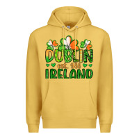 Antique Gold dublin ireland st patrick s day Premium Hoodie - Artiststas