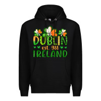 Black dublin ireland st patrick s day Premium Hoodie - Artiststas
