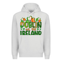 Dove Grey dublin ireland st patrick s day Premium Hoodie - Artiststas