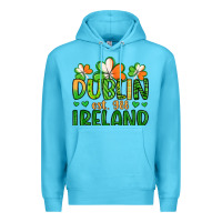 Ocean Blue dublin ireland st patrick s day Premium Hoodie - Artiststas