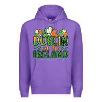 Purple dublin ireland st patrick s day Premium Hoodie - Artiststas