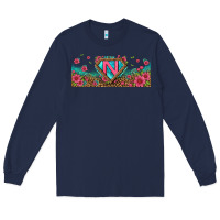 Navy super nurse libbey glass Long Sleeve Tee - BundleAndBundleShop