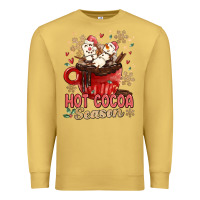 Antique Gold hot cocoa season Premium Sweatshirt - MaliasSmallBusiness