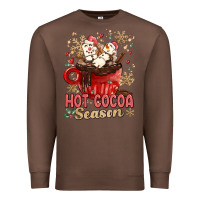 Chestnut hot cocoa season Premium Sweatshirt - MaliasSmallBusiness