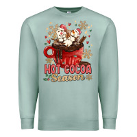 Seafoam hot cocoa season Premium Sweatshirt - MaliasSmallBusiness