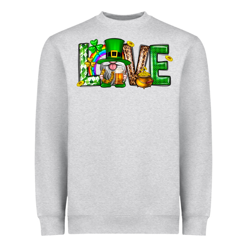 Love St. Patricks Day Heavyweight Sweatshirt by Neo Western | Teevron