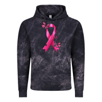 Cloud Black Breast Cancer Ribbon with Butterfly Vintage Hoodie - texasbilliewilder