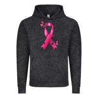 Vintage Black Breast Cancer Ribbon with Butterfly Vintage Hoodie - texasbilliewilder