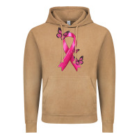 Vintage Camel Breast Cancer Ribbon with Butterfly Vintage Hoodie - texasbilliewilder