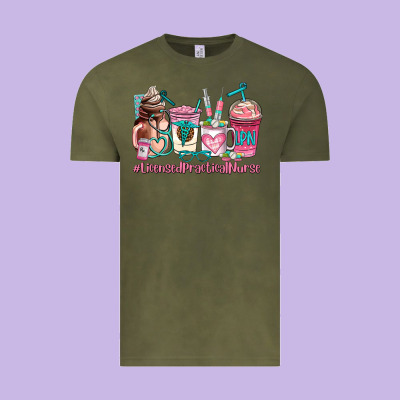 Licensed Practical Nurse  Coffee Cup Vintage Tee Designed By Adodesignshop