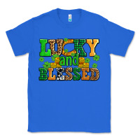 True Royal lucky and blessed with coins and shamrocks Classic Tee - AdoDesignShop