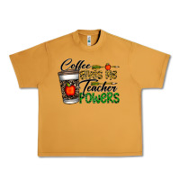 Peanut Butter coffee gives me teacher powers Urban Heavy Tee - CowhideDigitalArt