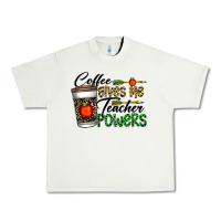Pistachio coffee gives me teacher powers Urban Heavy Tee - CowhideDigitalArt