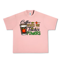 Salmon coffee gives me teacher powers Urban Heavy Tee - CowhideDigitalArt