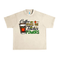Coffee Gives Me Teacher Powers Urban Heavy Tee | Teevron