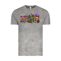 Cloud Rock Halloween Coffee Drink Vintage Tee - RacoonDesign